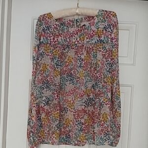 LOFT Wildflower Botanical Blouse Stunning!!! NWT